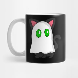 Cartoon Ghost Cat Mug